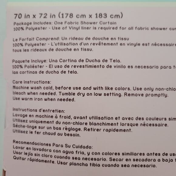 Pusheen Cat Fabric Shower Curtain 70x72” - Fall 2017 Subscription Box Exclusive - Picture 4 of 5